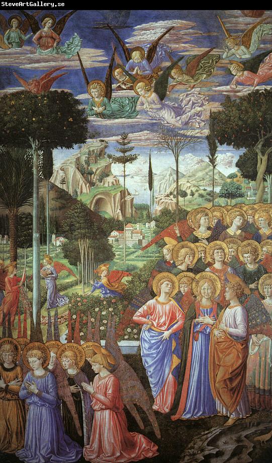 Benozzo Gozzoli Angels Worshipping